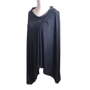 Rare Michael Kors Black Poncho Blouse Small
